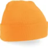 Bonnet Original à revers orange fluo 1 Bonnet Original à revers