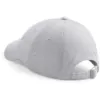 Casquette profil bas en coton drill – 6 panneaux gris clair 2 Casquette profil bas en coton drill - 6 panneaux