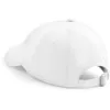 Casquette profil bas en coton drill – 6 panneaux blanc 2 Casquette profil bas en coton drill - 6 panneaux