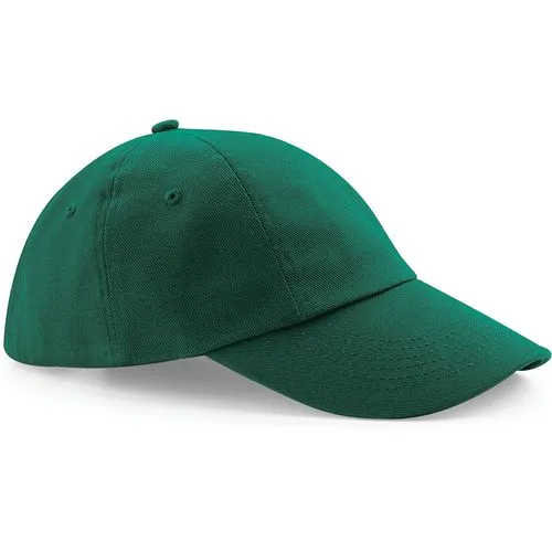 Casquette profil bas en coton drill – 6 panneaux vert bouteille 1 Casquette profil bas en coton drill - 6 panneaux