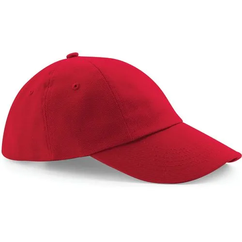 Casquette profil bas en coton drill – 6 panneaux rouge classique 1 Casquette profil bas en coton drill - 6 panneaux