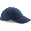 Casquette profil bas en coton drill – 6 panneaux french navy 1 Casquette profil bas en coton drill - 6 panneaux