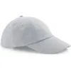 Casquette profil bas en coton drill – 6 panneaux gris clair 1 Casquette profil bas en coton drill - 6 panneaux