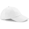 Casquette profil bas en coton drill – 6 panneaux blanc 1 Casquette profil bas en coton drill - 6 panneaux