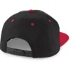 Casquette Snapback contrastée – 5 panneaux rouge classique 2 Casquette Snapback contrastée - 5 panneaux