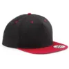 Casquette Snapback contrastée – 5 panneaux rouge classique 1 Casquette Snapback contrastée - 5 panneaux