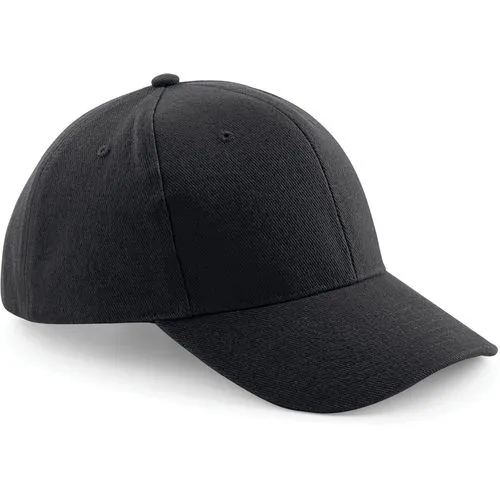 Casquette homme Pro-Style en coton brossé – 6 panneaux noir 1 Casquette homme Pro-Style en coton brossé - 6 panneaux