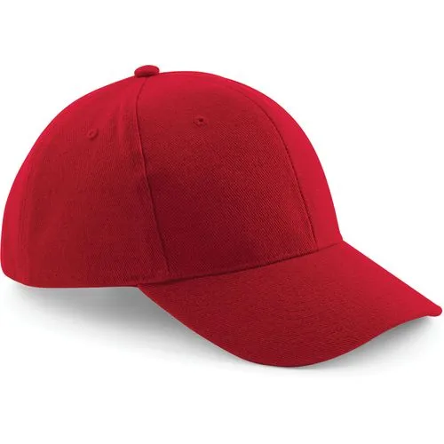Casquette homme Pro-Style en coton brossé – 6 panneaux rouge classique 1 Casquette homme Pro-Style en coton brossé - 6 panneaux
