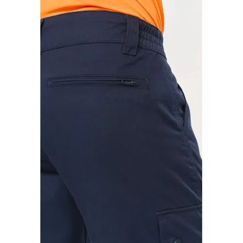 Pantalon cargo unisexe avec bas élastiqué et bande réfléchissante