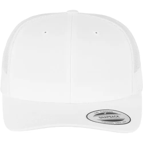 Casquette retro trucker blanc 1 Casquette retro trucker