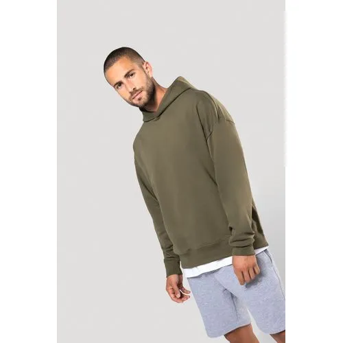 Sweatshirt à capuche molleton oversize unisexe
