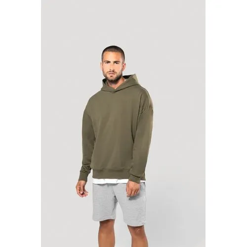 Sweatshirt à capuche molleton oversize unisexe