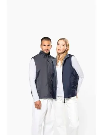 Bodywarmer doublé polaire unisexe