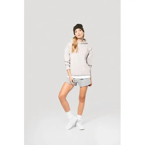 Sweatshirt à capuche molleton oversize unisexe