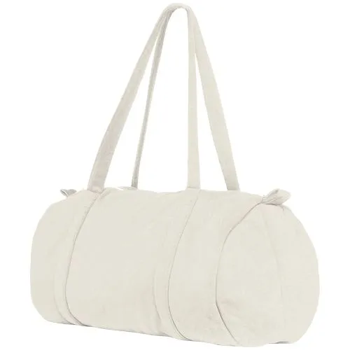 Sac polochon en molleton ivoire 2 Sac polochon en molleton