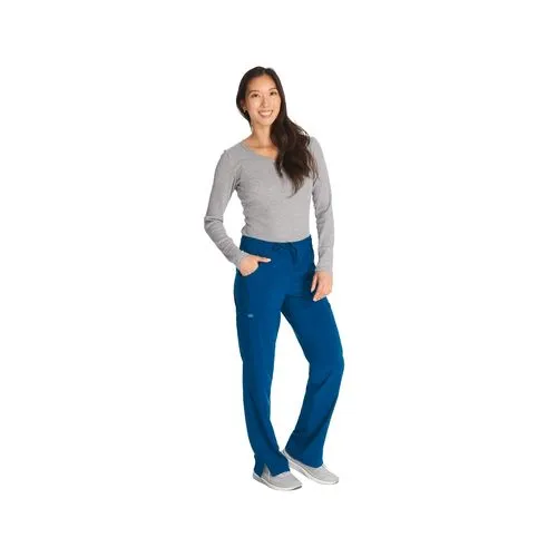 Pantalon à taille mi-haute avec cordon de serrage pour femme