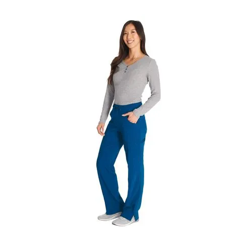 Pantalon à taille mi-haute avec cordon de serrage pour femme