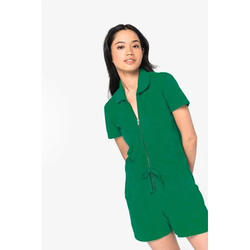 Combinaison short écoresponsable en éponge femme