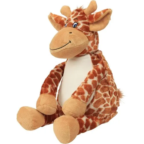 Peluche zippée Girafe