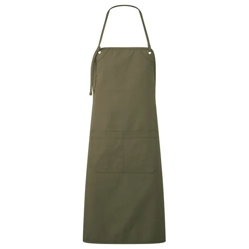 Tablier en toile à double poche Artisan’s Choice olive 1 Tablier en toile à double poche Artisan's Choice