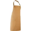 Tablier à bavette Colours”” Premier camel 195 g/m² coton taille unique 1 Tablier à bavette "Colours"