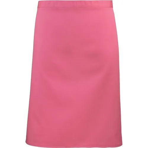 Tablier taille “Colours” mi-long fuchsia 1 Tablier taille "Colours" mi-long