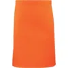 Tablier taille “Colours” mi-long orange 1 Tablier taille "Colours" mi-long