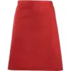 Tablier taille “Colours” mi-long rouge 1 Tablier taille "Colours" mi-long