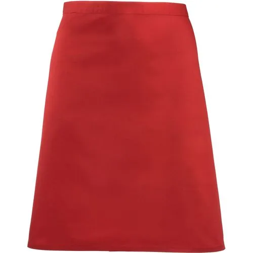 Tablier taille “Colours” mi-long rouge 1 Tablier taille "Colours" mi-long