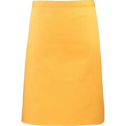 Tablier taille “Colours” mi-long jaune tournesol 1 Tablier taille "Colours" mi-long