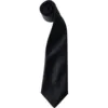 Cravate en satin Colours”” Premier noir polyester taille unique 1 Cravate en satin "Colours"