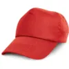 Casquette coton rouge 1 Casquette coton