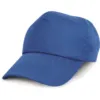 Casquette coton bleu royal 1 Casquette coton