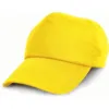 Casquette coton jaune 1 Casquette coton