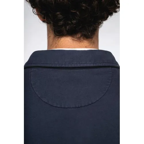 Surchemise écoresponsable délavée en molleton gratté homme