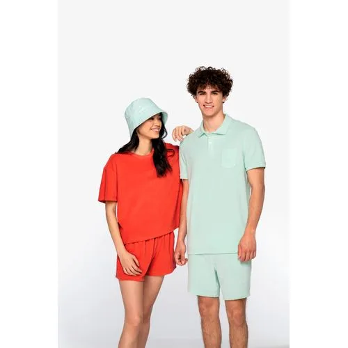 Polo écoresponsable en éponge homme