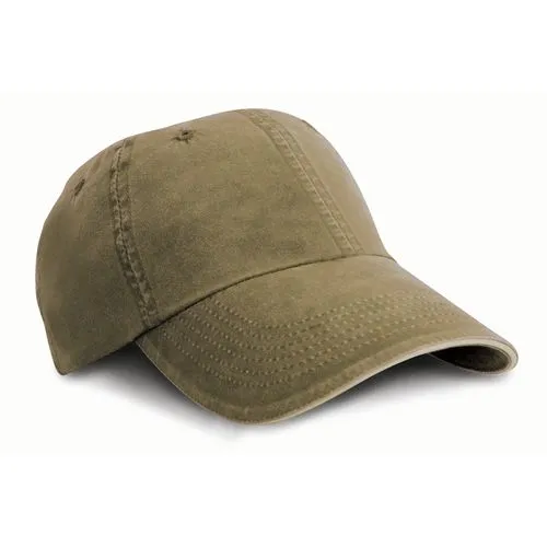 Casquette coton fine ligne lavé avec visière sandwich stone 1 Casquette coton fine ligne lavé avec visière sandwich