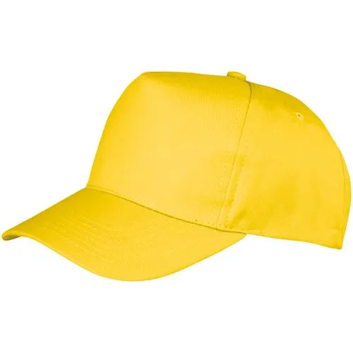 Casquette Boston Result jaune 260 g/m² coton taille unique 1 Casquette Boston