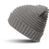 Bonnet tressé gris 1 Bonnet tressé