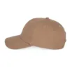 Casquette écoresponsable 6 panneaux unisexe camel foncé 3 Casquette écoresponsable 6 panneaux unisexe