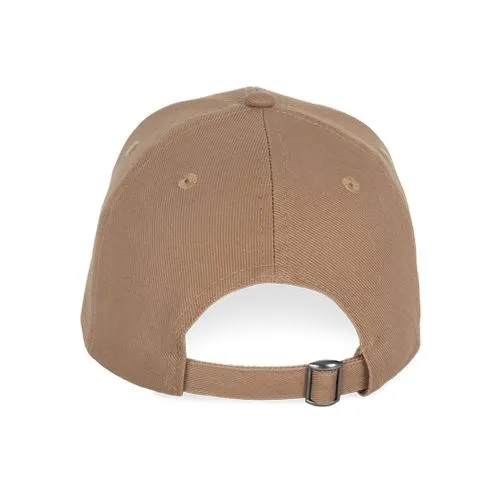 Casquette écoresponsable 6 panneaux unisexe camel foncé 4 Casquette écoresponsable 6 panneaux unisexe