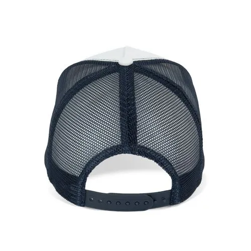Casquette trucker écoresponsable 5 panneaux unisexe bleu marine 4 Casquette trucker écoresponsable 5 panneaux unisexe