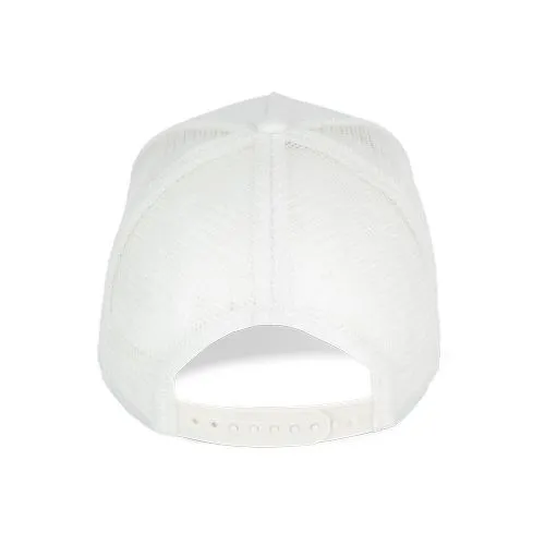 Casquette trucker écoresponsable 5 panneaux unisexe ivoire 4 Casquette trucker écoresponsable 5 panneaux unisexe