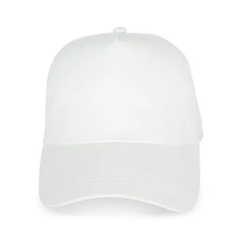 Casquette trucker écoresponsable 5 panneaux unisexe ivoire 1 Casquette trucker écoresponsable 5 panneaux unisexe