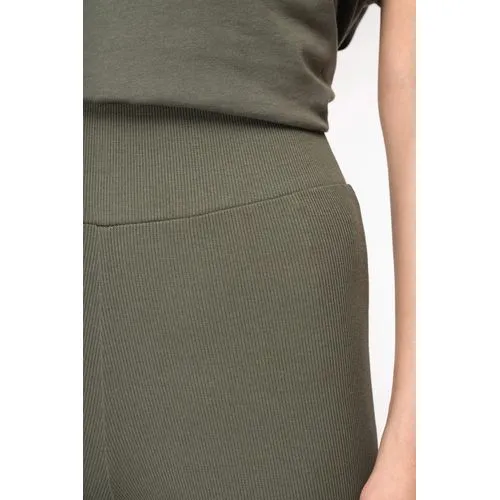 Short écoresponsable côtelé femme