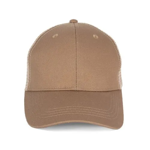 Casquette trucker écoresponsable 6 panneaux unisexe