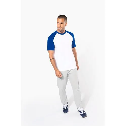 Baseball > T-shirt bicolore manches courtes