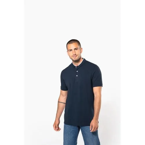 Polo col mao manches courtes homme