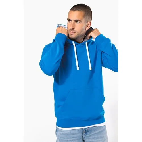 Sweat-shirt capuche contrastée homme 8 Sweat-shirt capuche contrastée homme