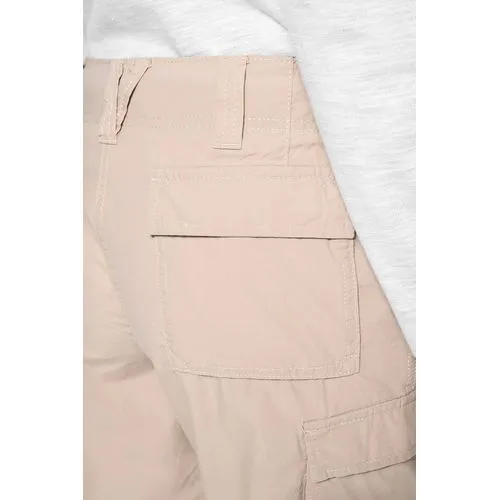 Bermuda léger multipoches femme